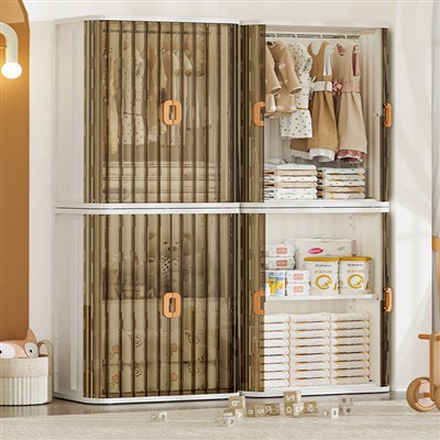 Kleiderschrank mit Doppelrolltür